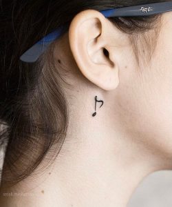 Unique Behind The Ear Tattoo Ideas For Women