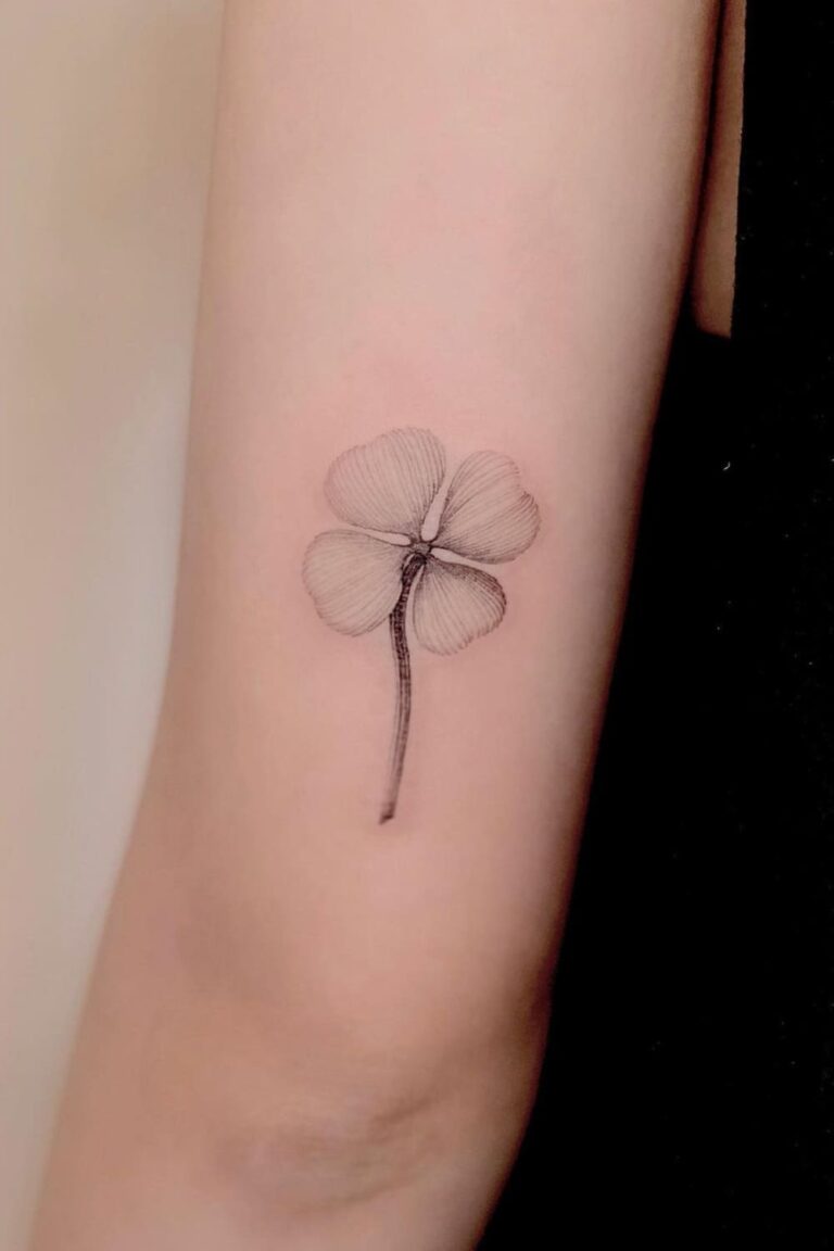 30 Amazing Four Leaf Clover Tattoo Ideas