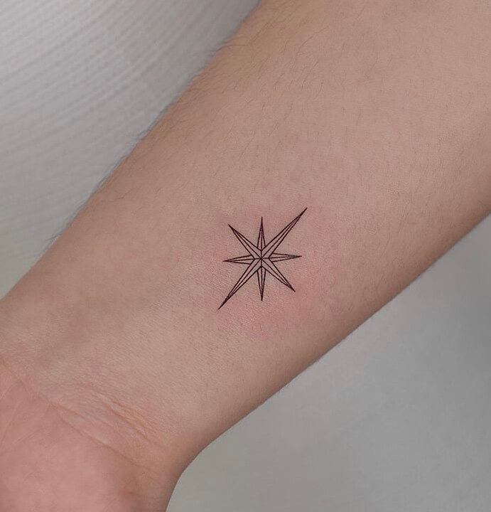 Compass Small Tattoo Ideas For Women