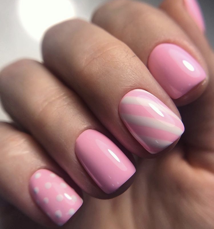 45 Awesome Pink Nails Art Designs Worth Trying IdeasDonuts