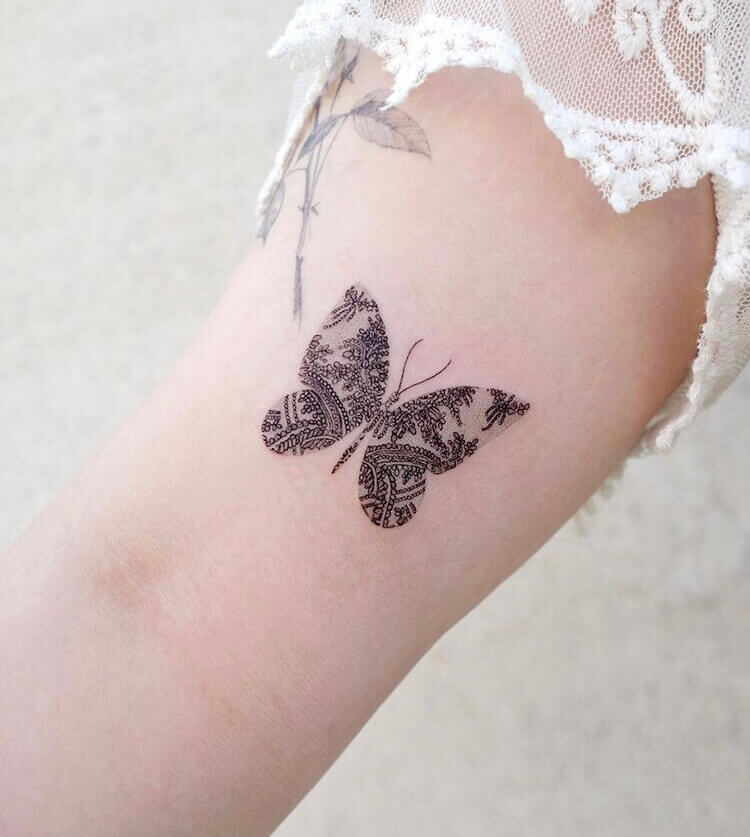 44 Butterfly Tattoo Designs For Lady Simple And Beautiful - Ideasdonuts