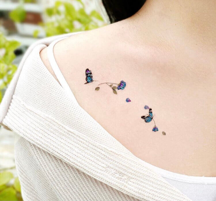 Butterfly tattoo ideas for women