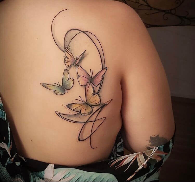 Butterfly tattoo ideas for women