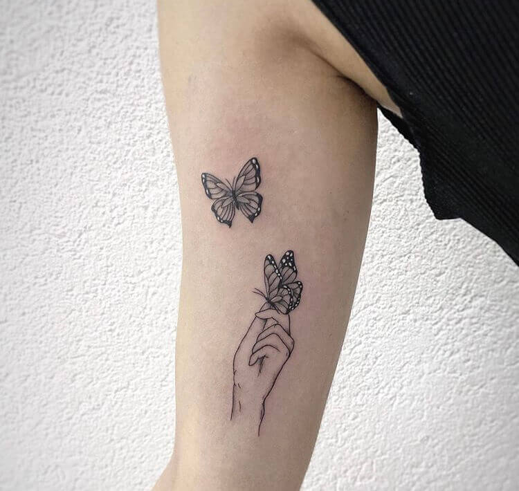 Butterfly tattoo ideas for women