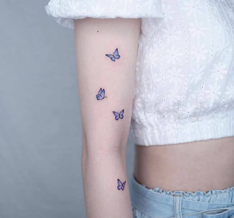 Butterfly tattoo ideas for women