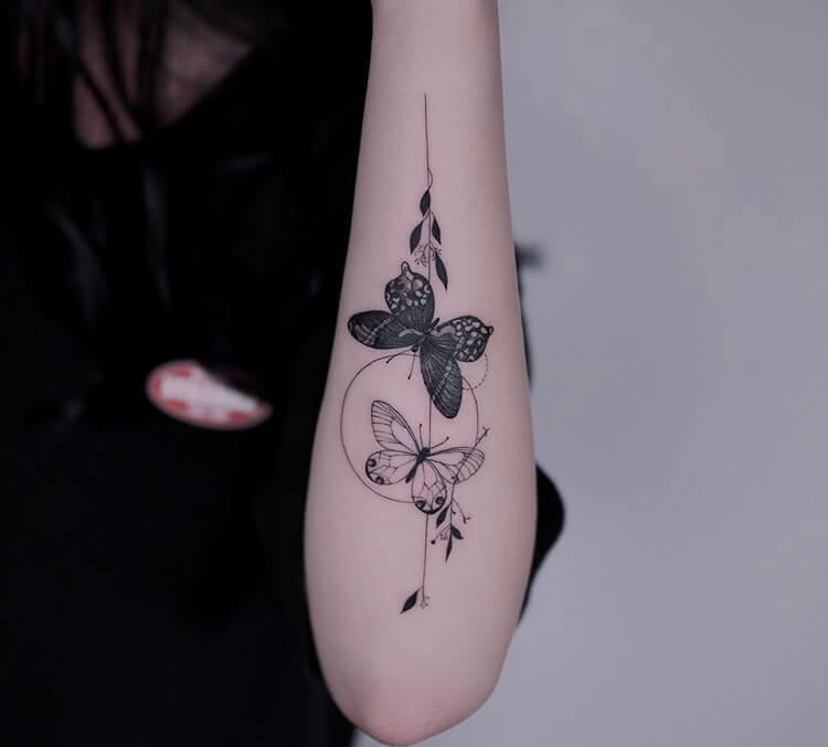 Butterfly tattoo ideas for women