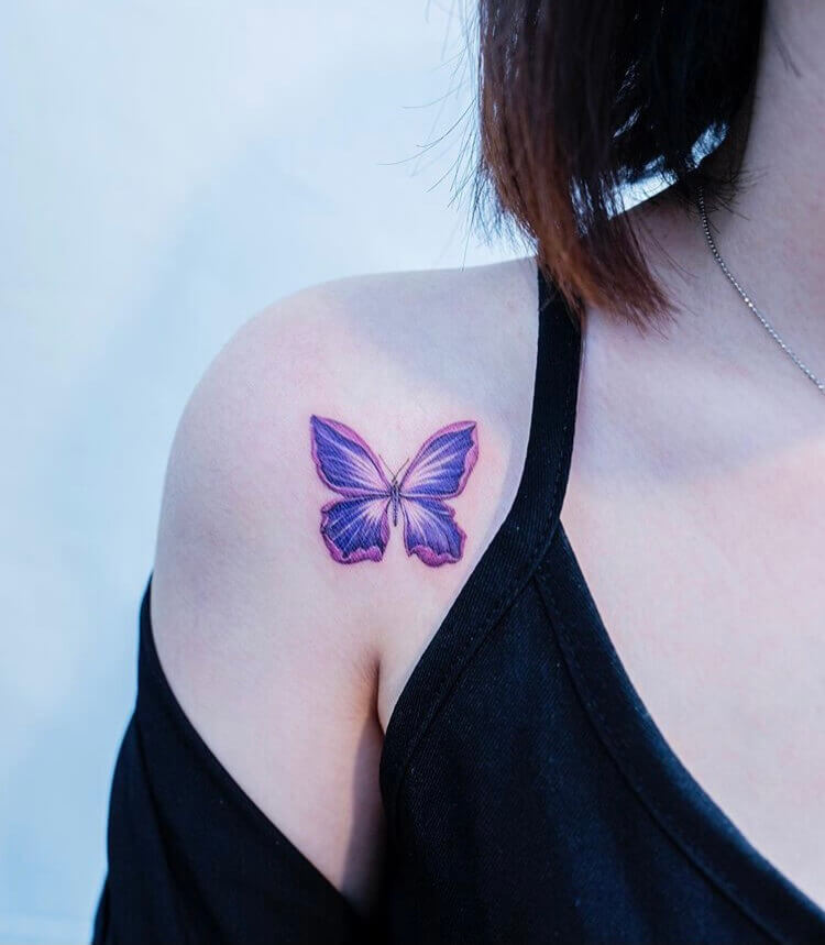 44 Butterfly Tattoo Designs For Lady Simple And Beautiful - Ideasdonuts