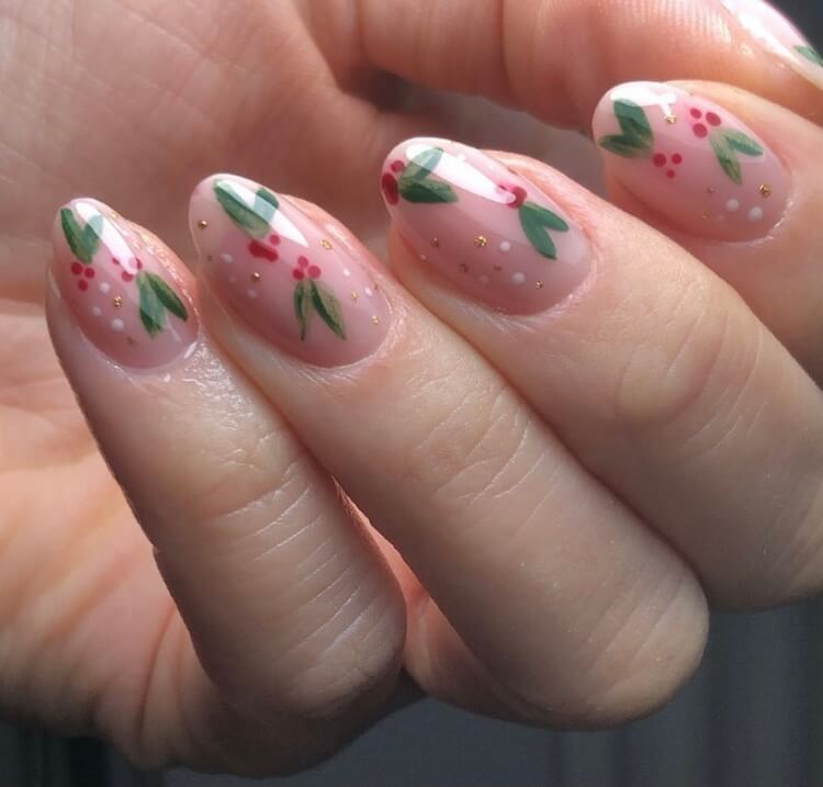 If you are looking for short Christmas nail designs for 2020, you can't miss these ideas, they will inspire you to get the best holiday nail designs of the year. #Christmasnails