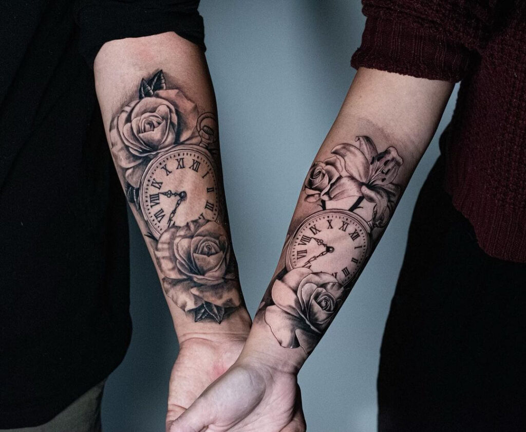 35 Perfect Couple Tattoo Design Ideas