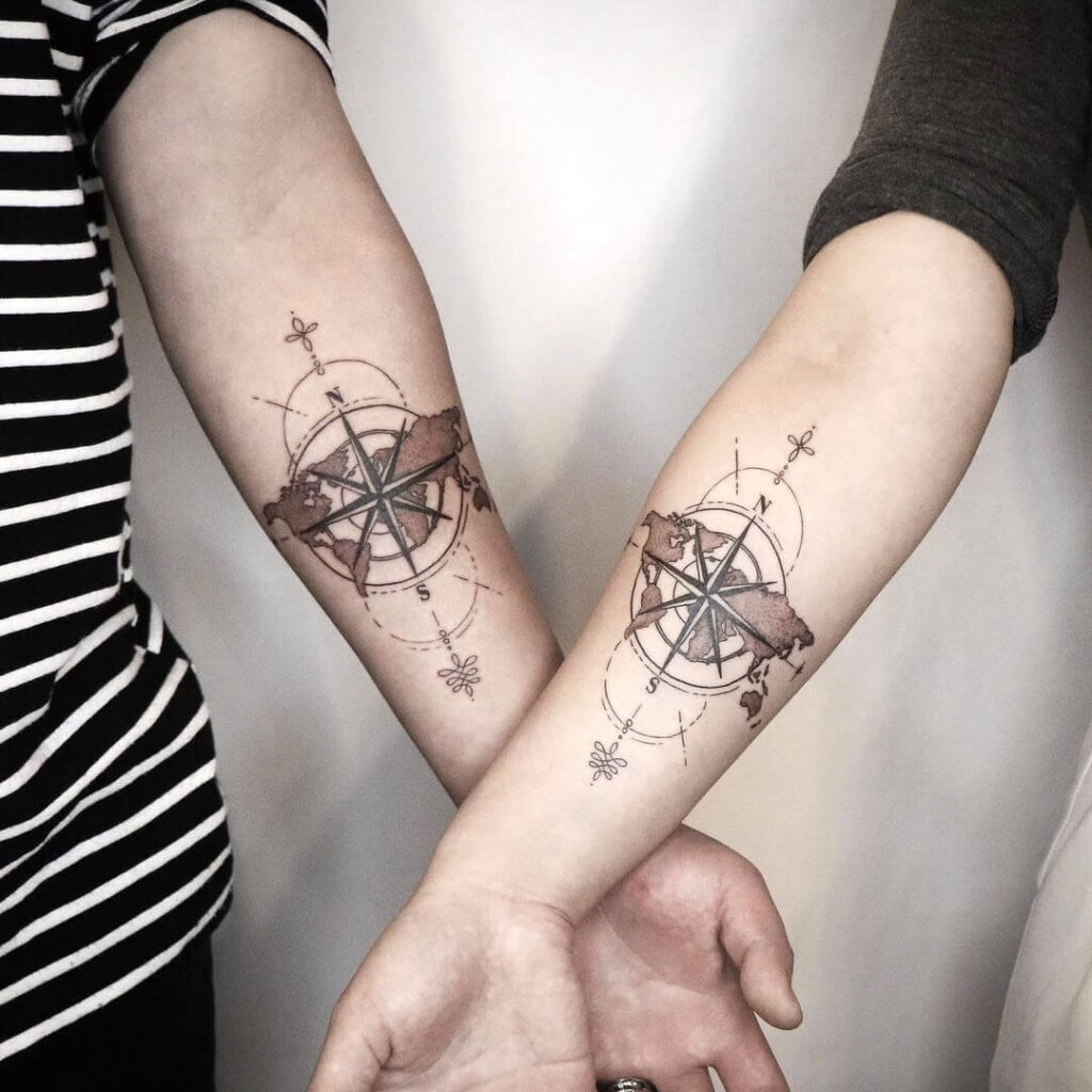 35 Perfect Couple Tattoo Design Ideas