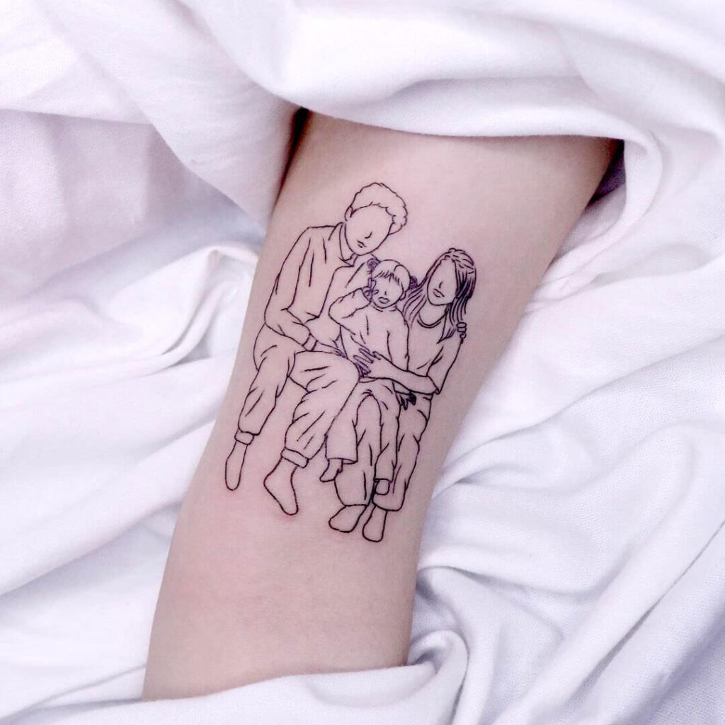 Family Portrait Tattoo