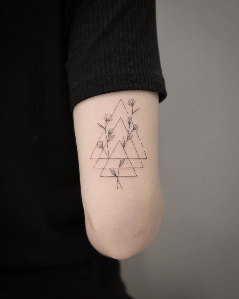 Geometric Creative Family Tattoo