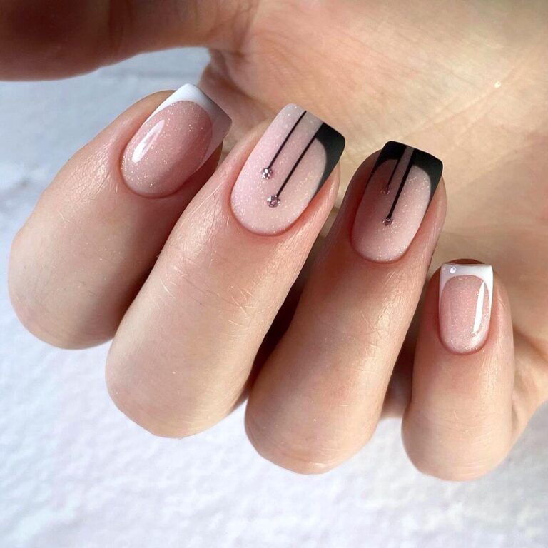 35 Modern And Creative Designs For French Nail Art