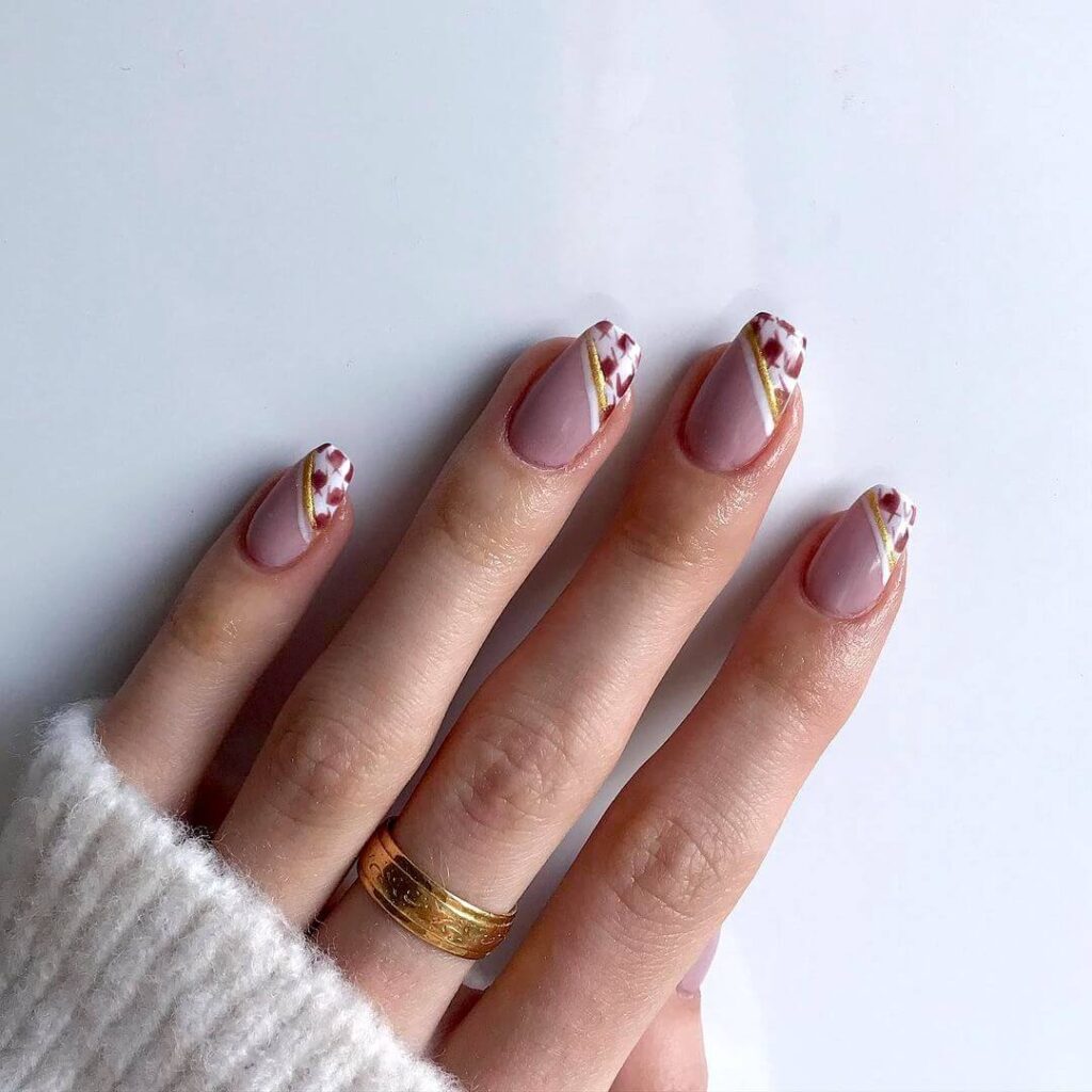 Hot Chocolate French Nail