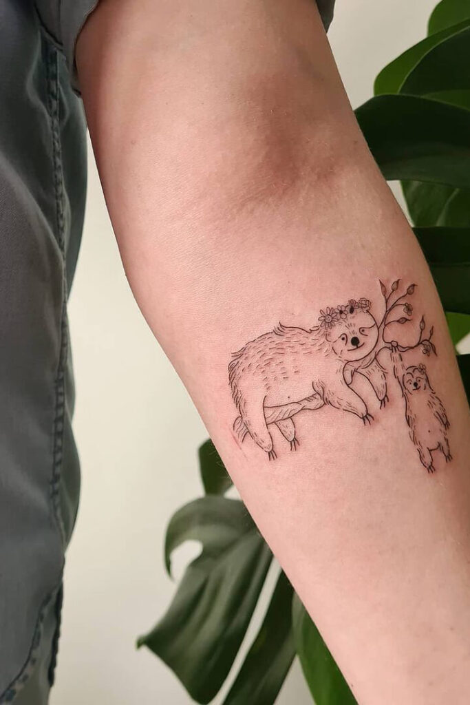 Sloth Tattoo