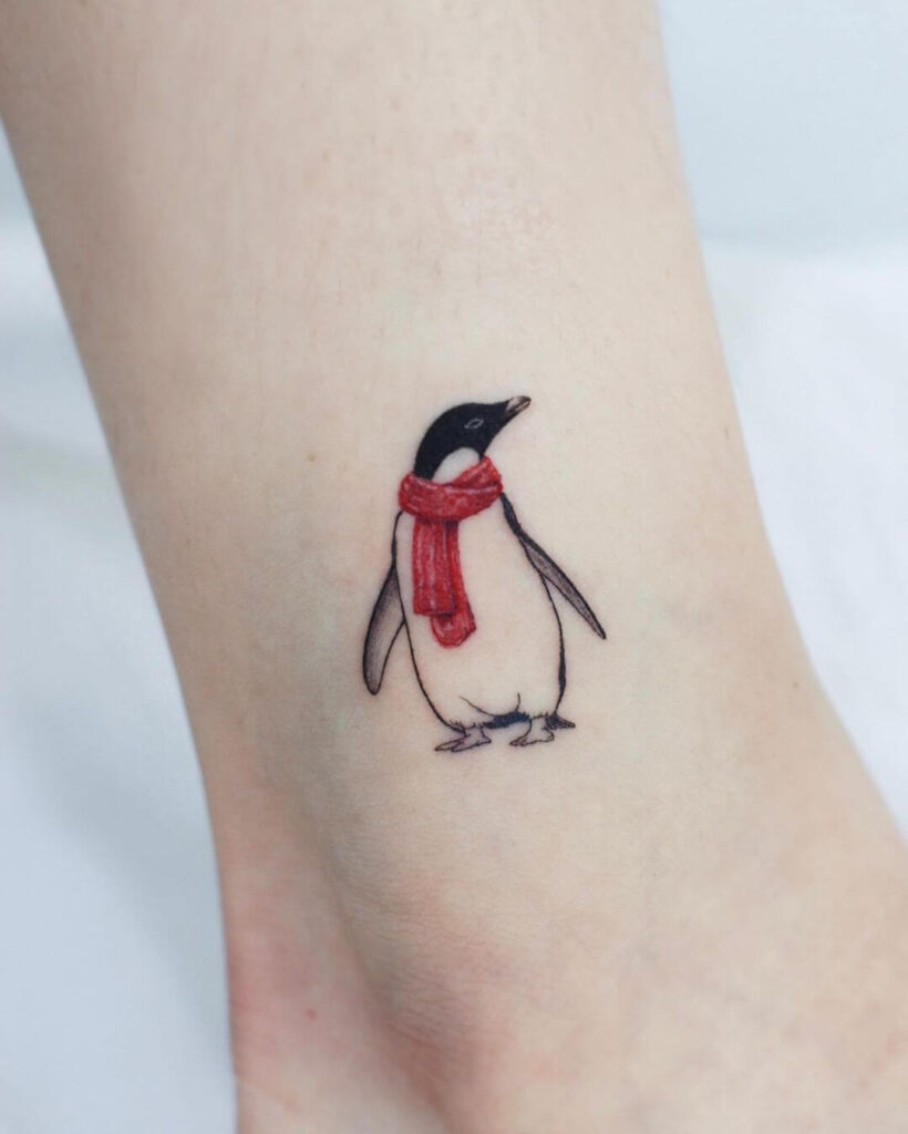 Penguin tattoo