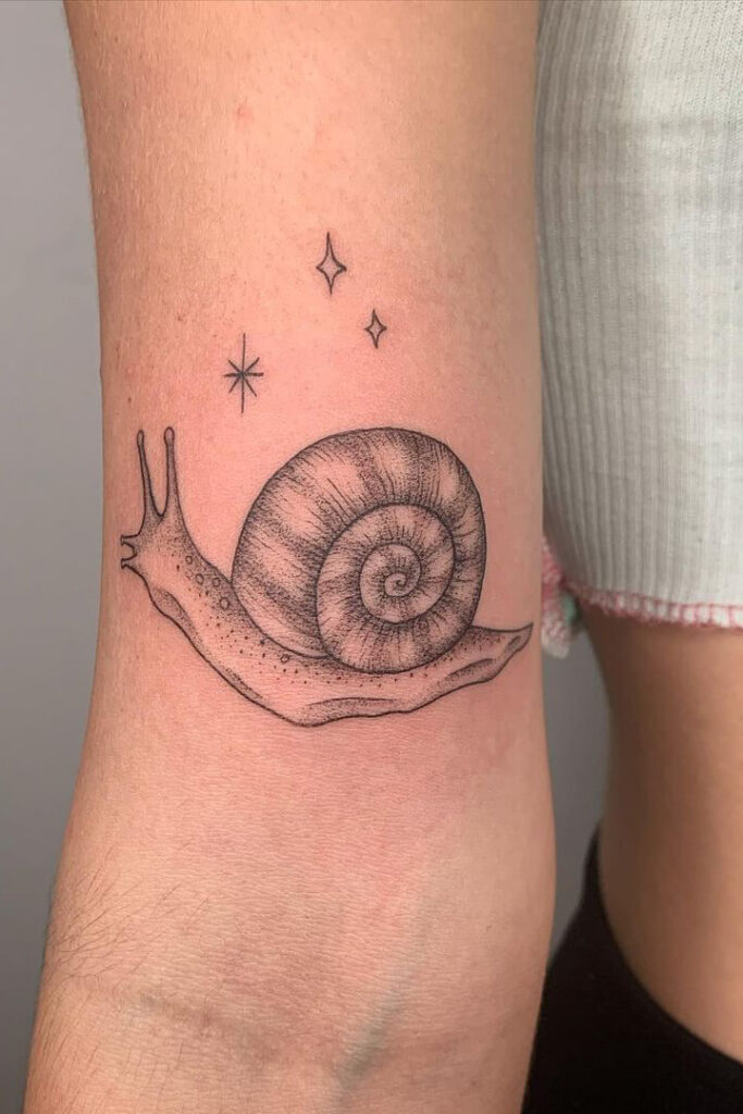 Snail tattoo