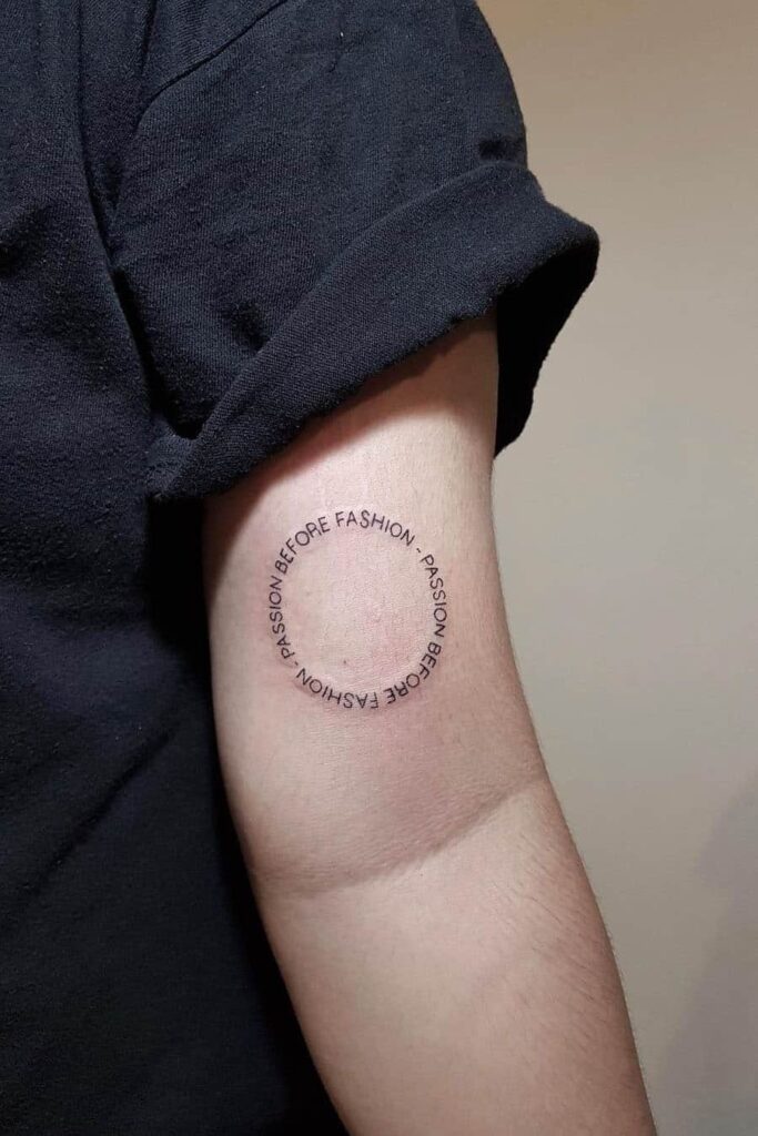 unique quote tattoo