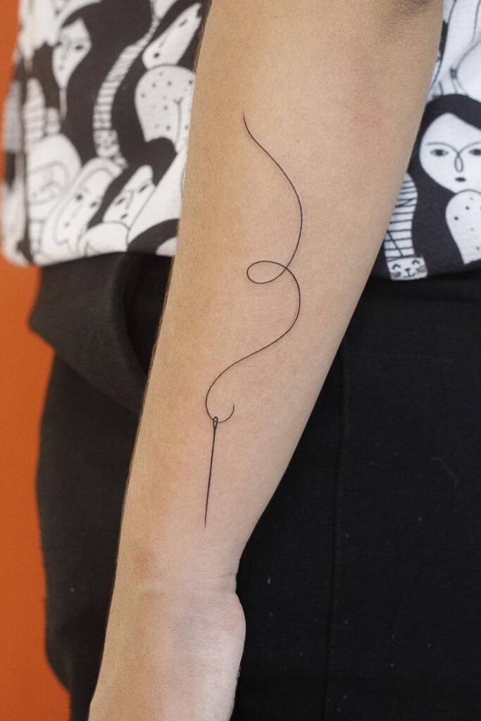 Meaningful line tattoos