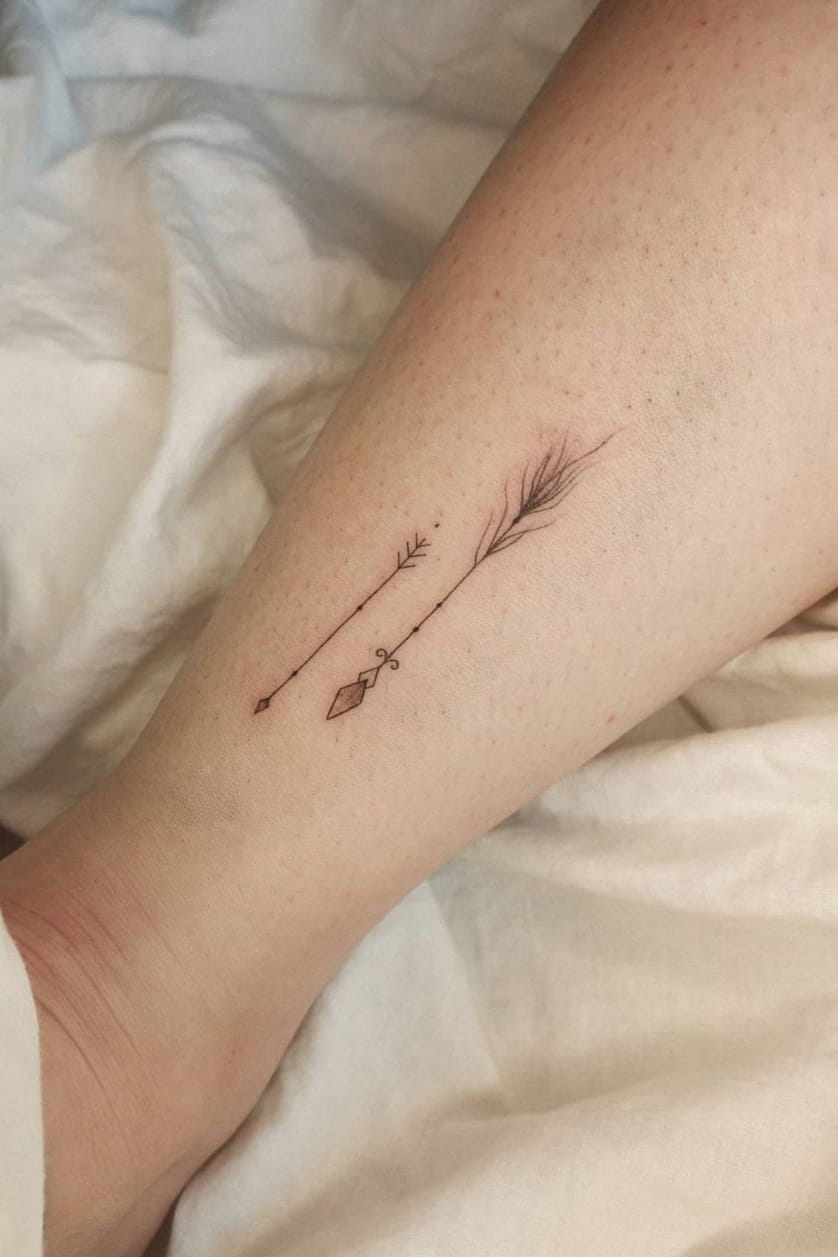 two arrow tattoo