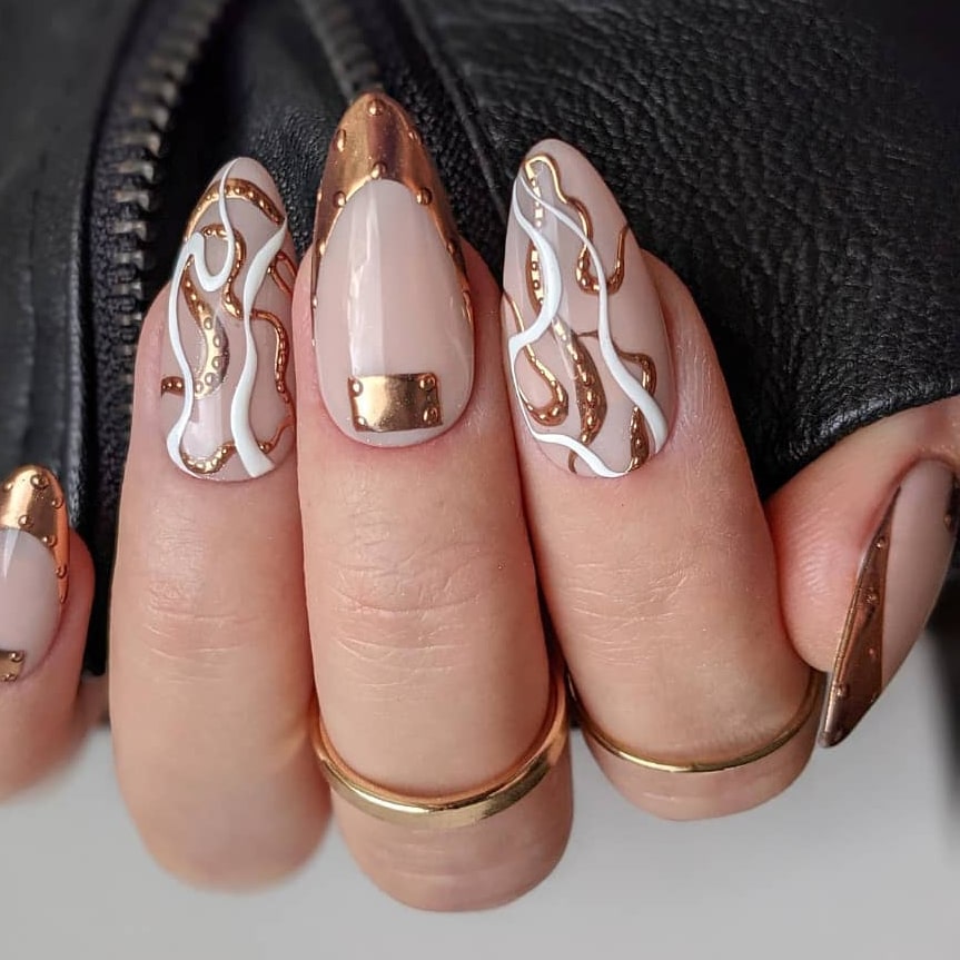 Heavy metal chrome nails