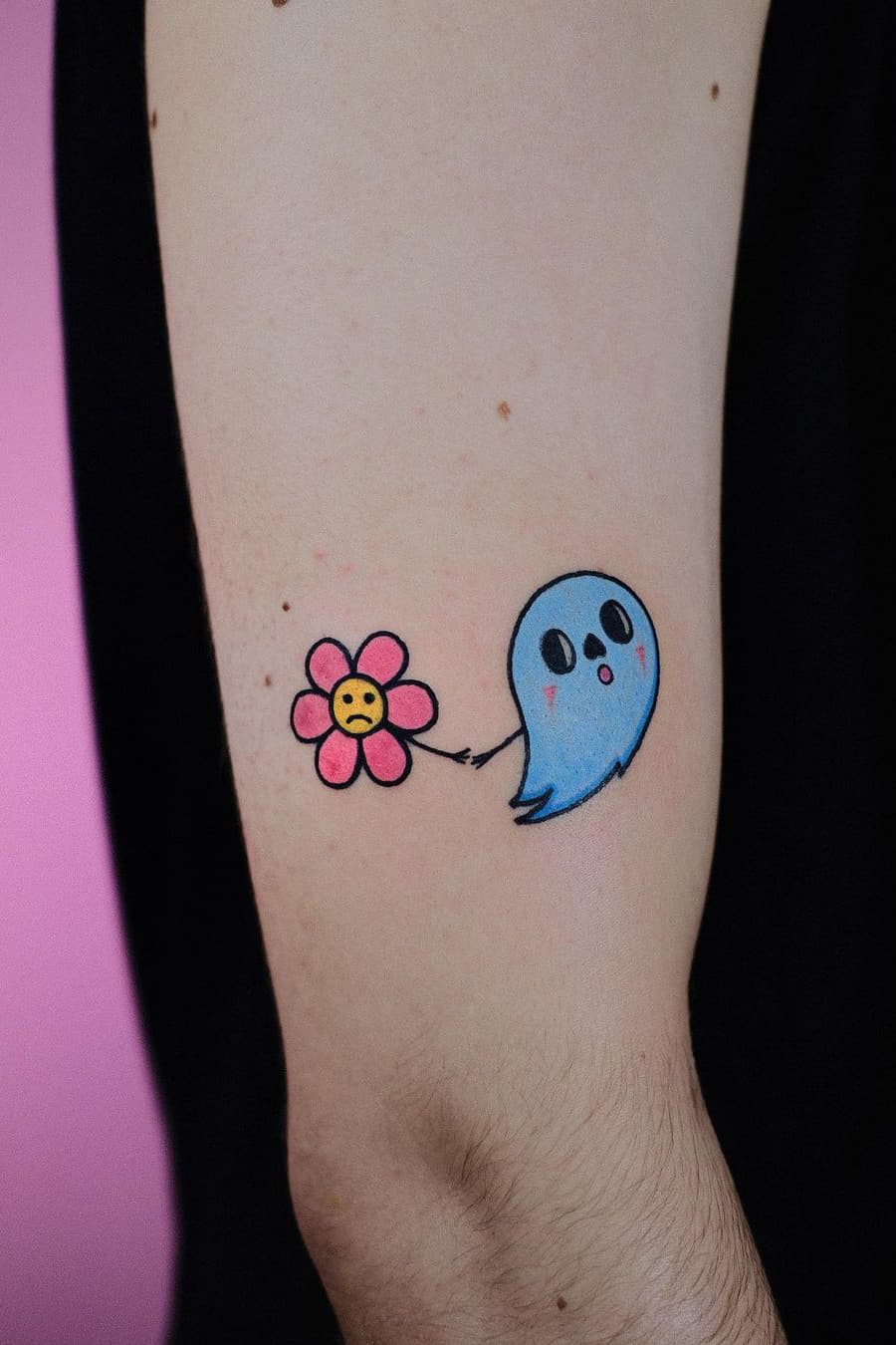 Cute Halloween tattoo