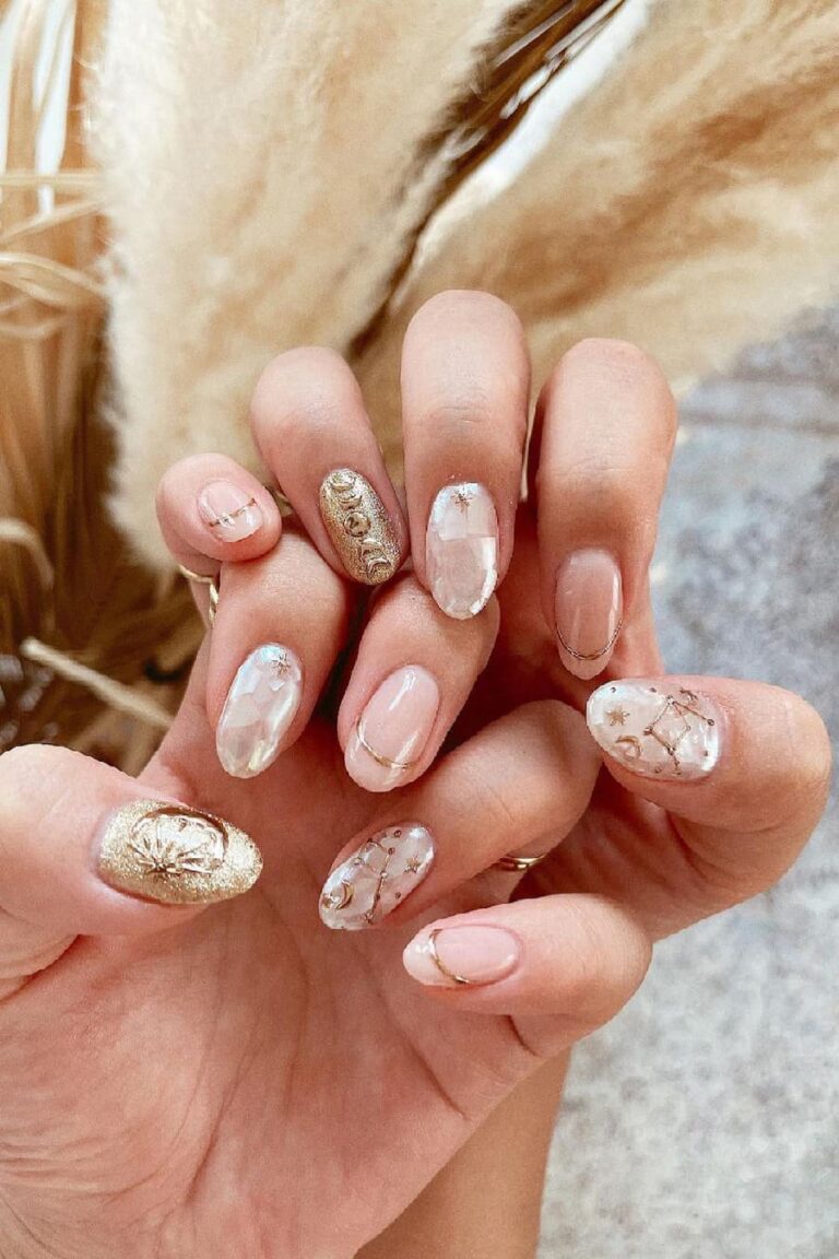 Unique And Simple Boho Nail Art Designs