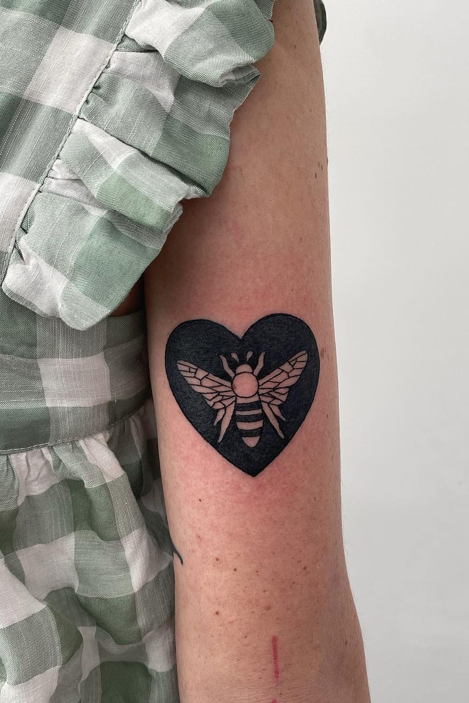 Bee Heart Tattoo-1