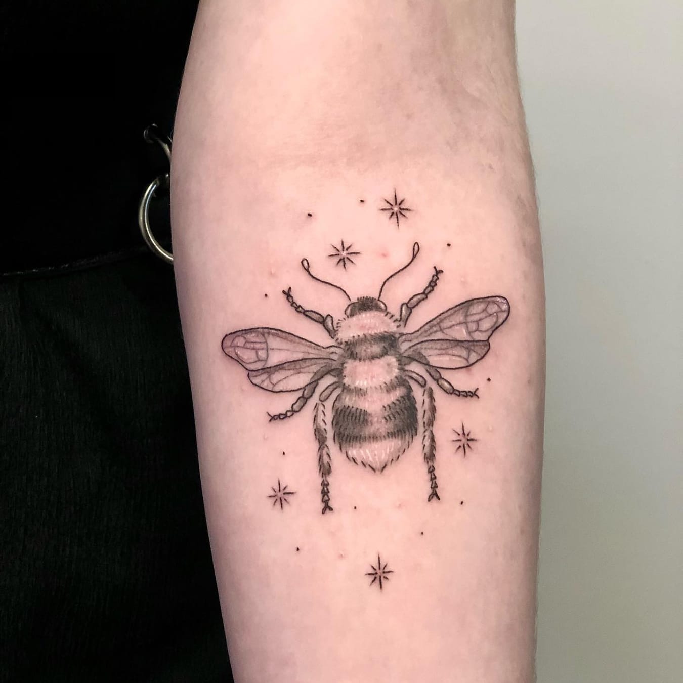 Bee Star Tattoo-1