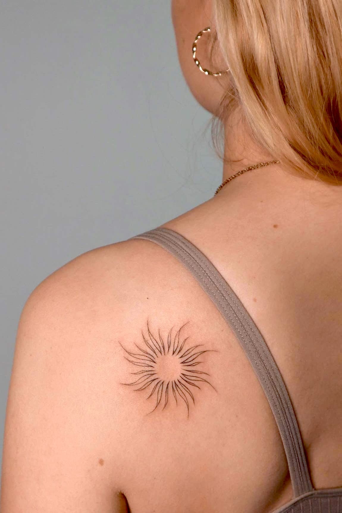 Sun Tattoo For Women