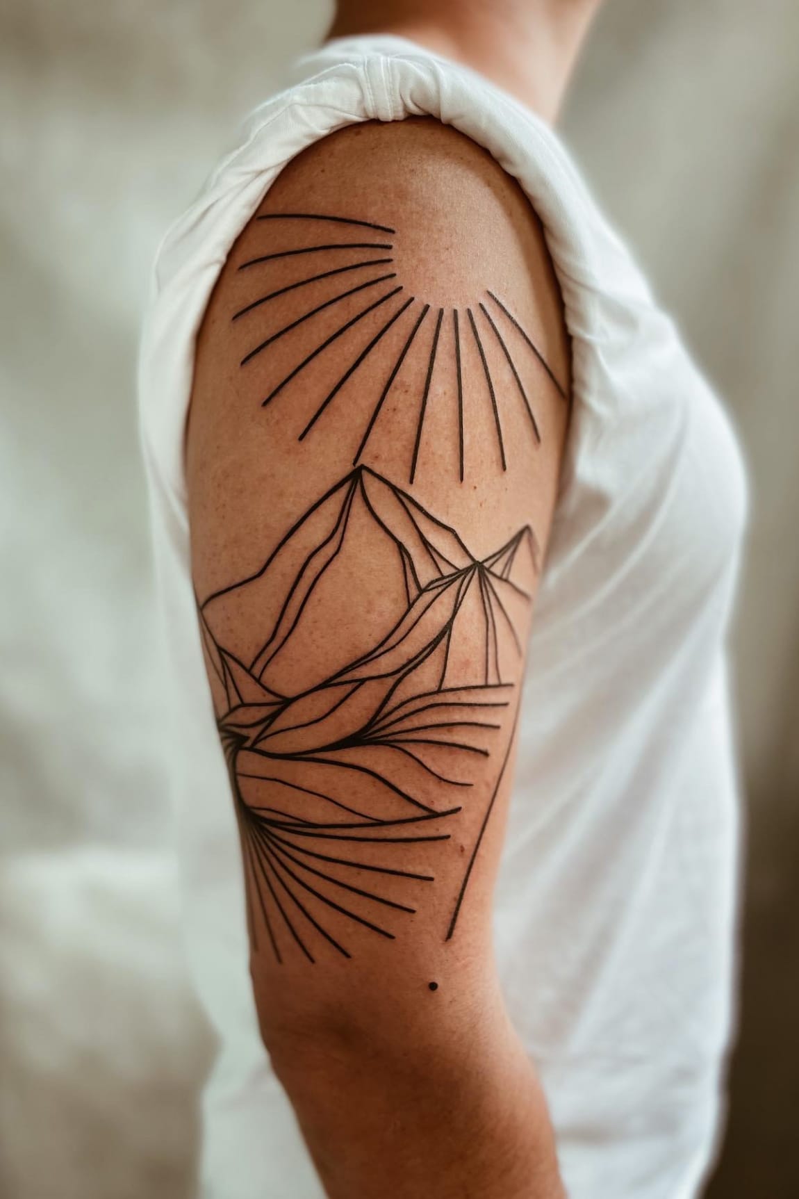 Sun Tattoo For Women