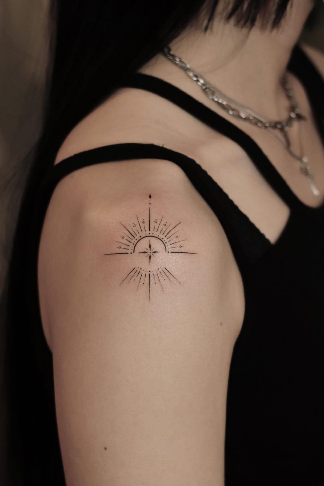 Sun Tattoo For Women