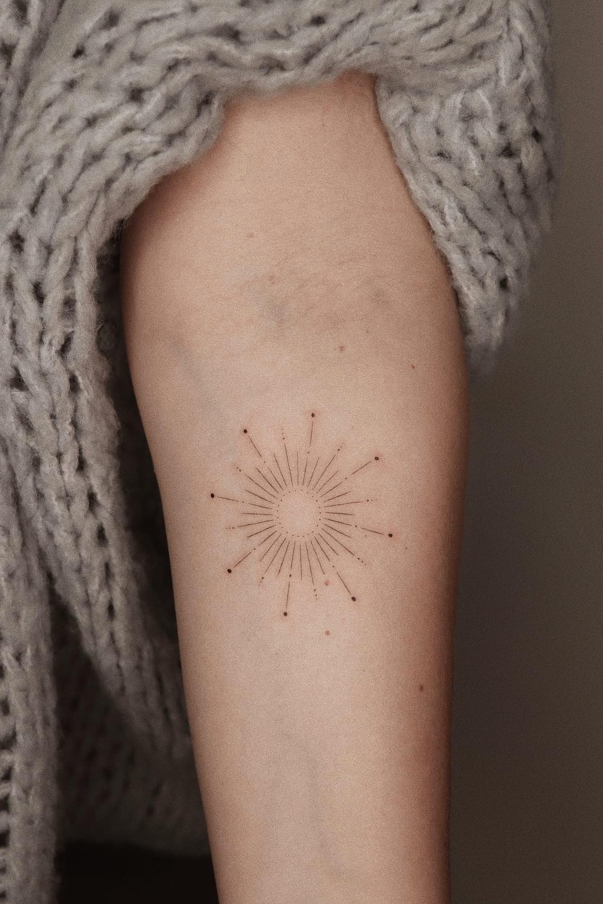 Sun Tattoo For Women