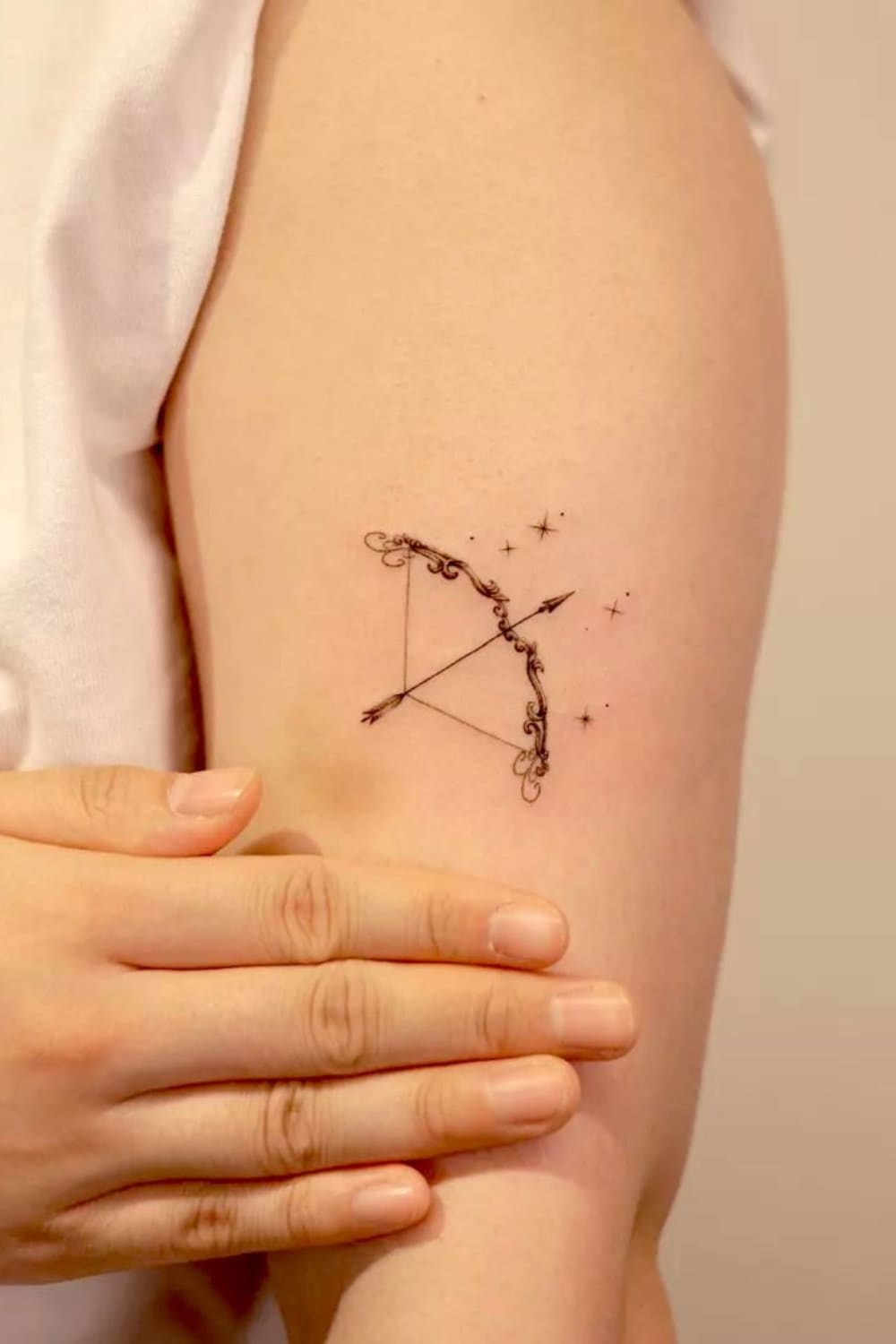 Sagittarius Bow and Arrow Tattoo