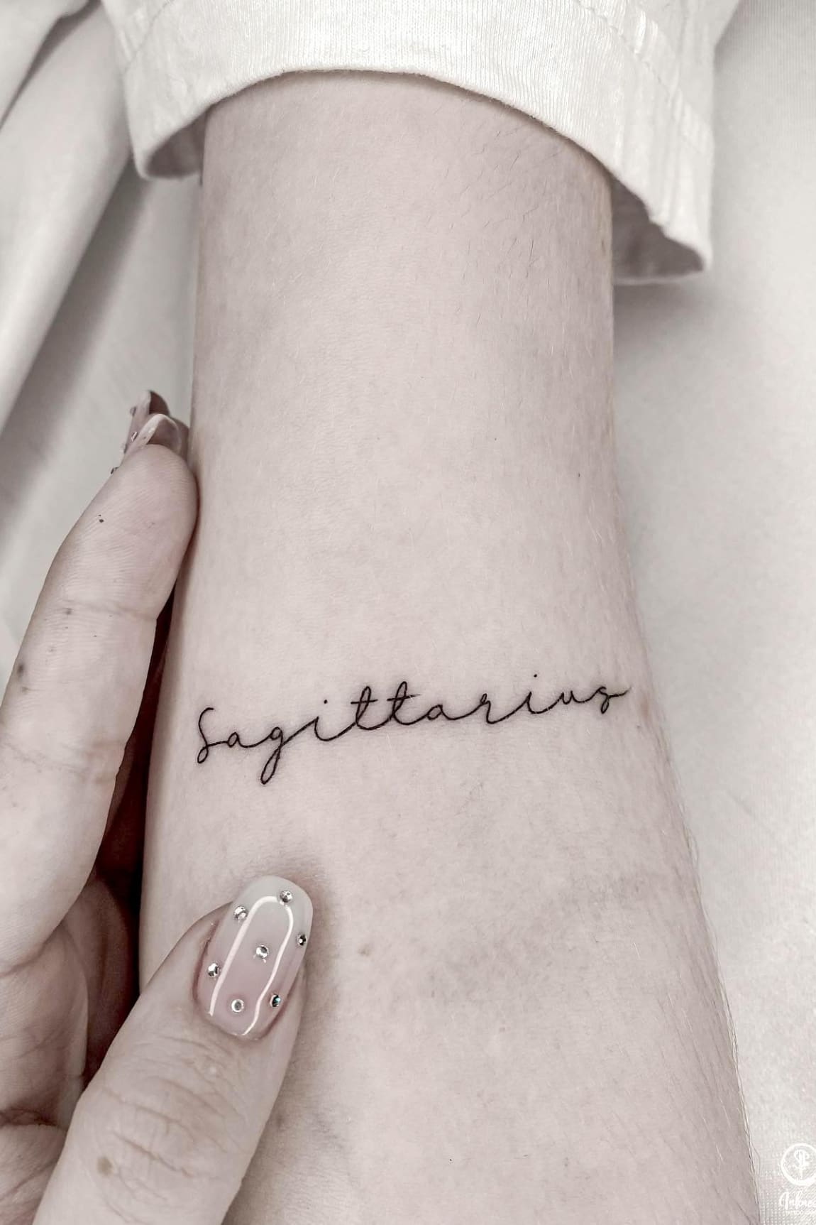 Sagittarius Word Tattoo