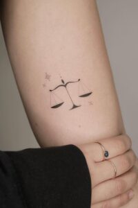 22 Trending Libra Tattoo Design Ideas