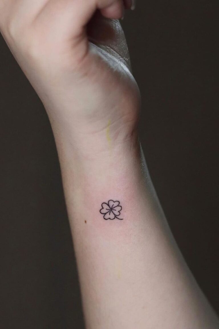 30+ Amazing Four Leaf Clover Tattoo Ideas