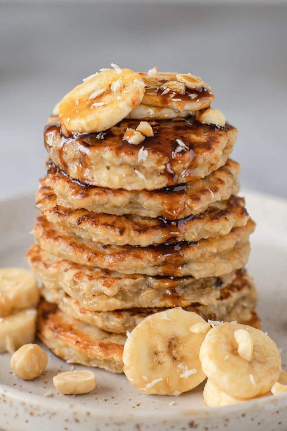 Healthy Banana Oatmeal Pancakes