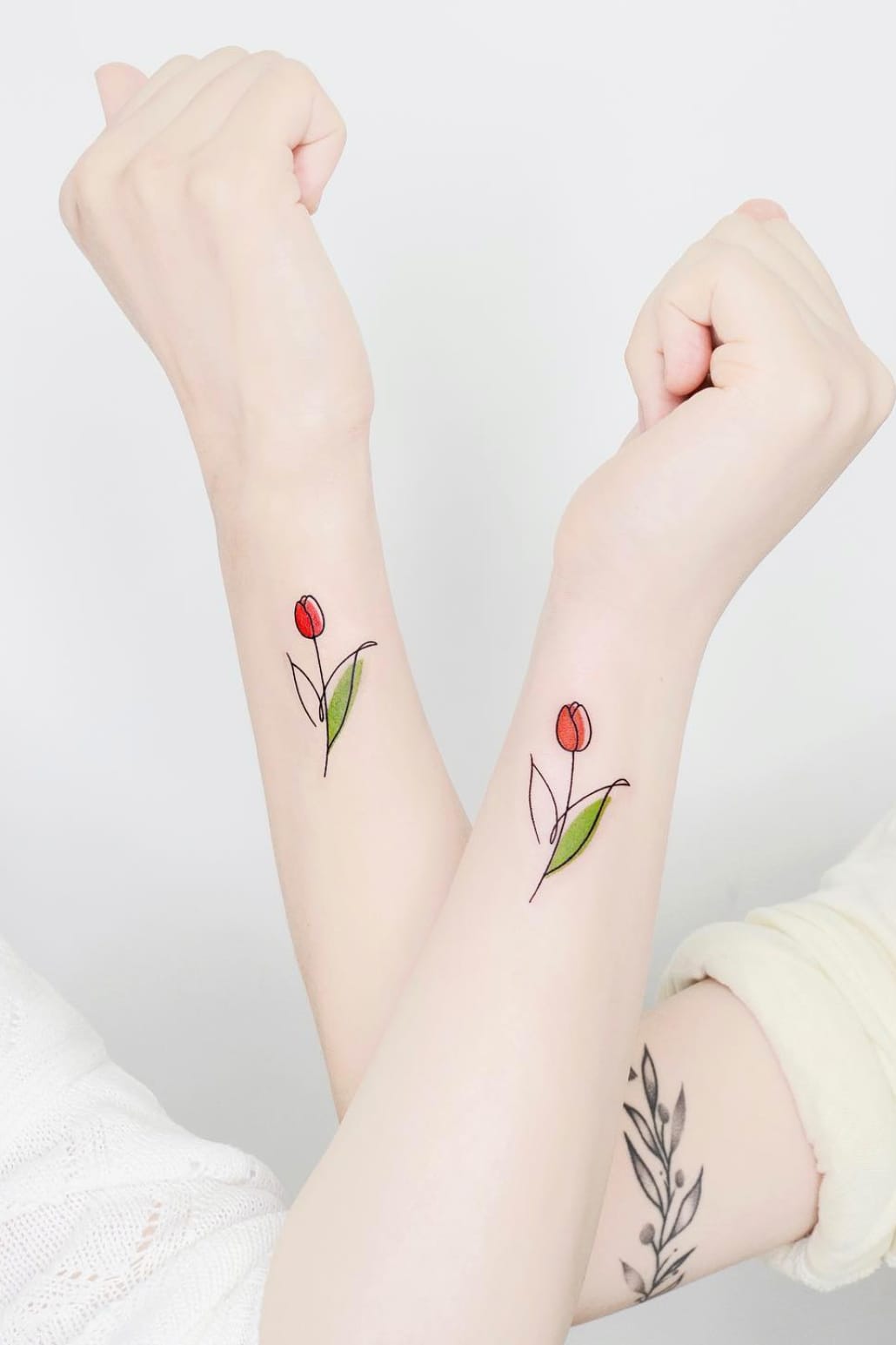 Carnation Friendship Tattoo