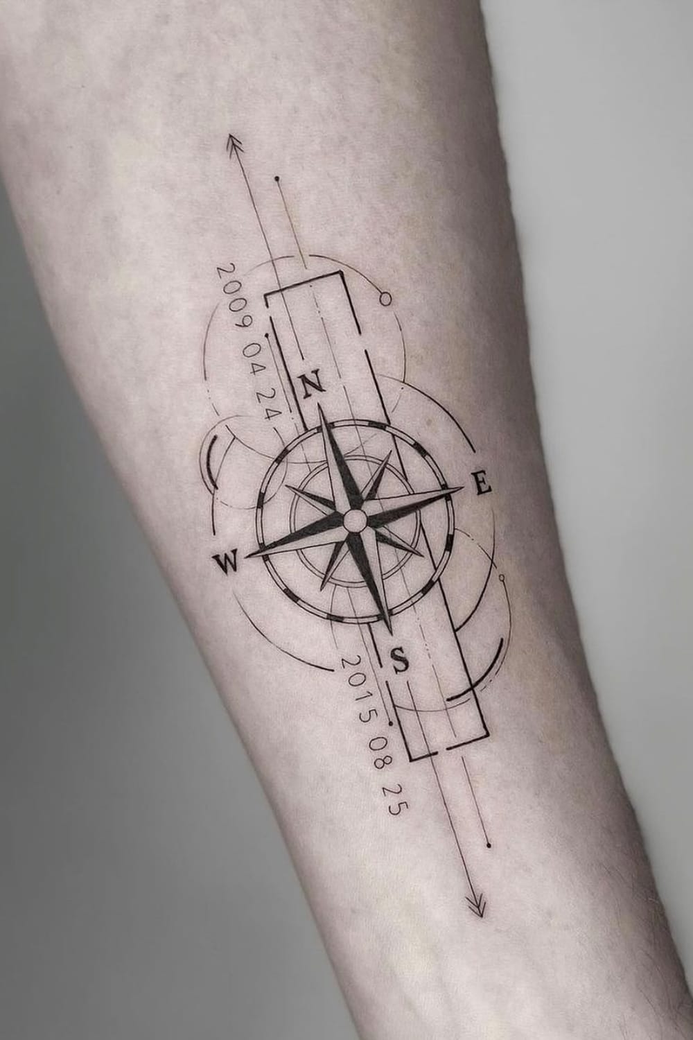 Compass Tattoo