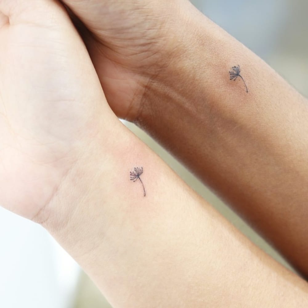 Dandelion Friendship Tattoo