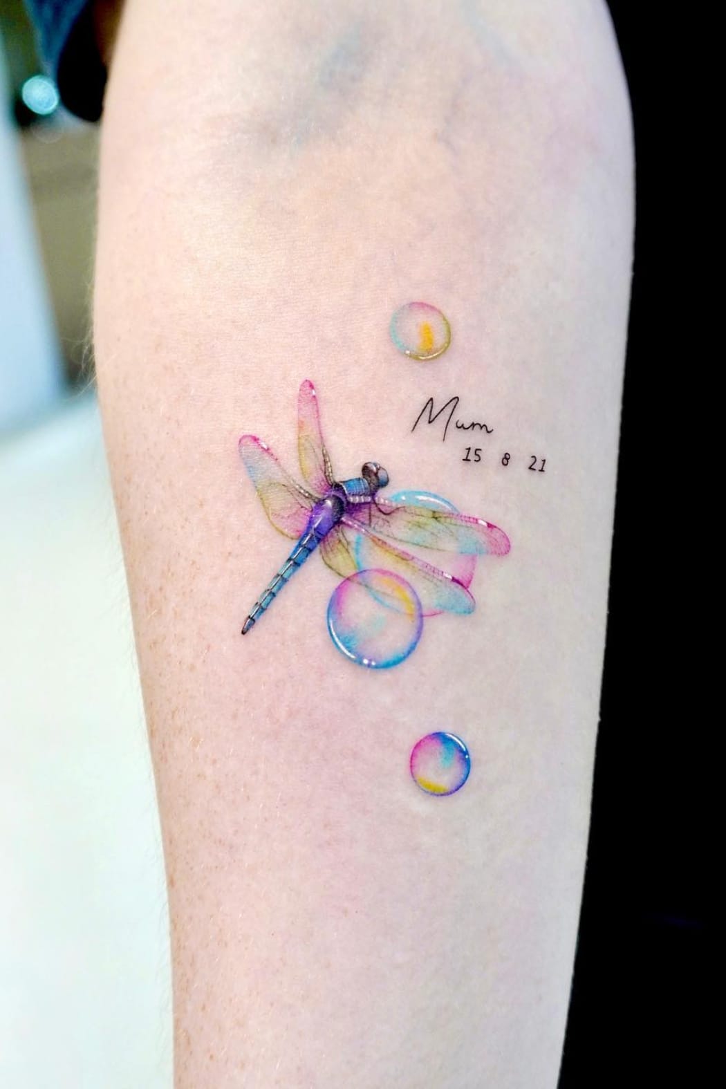 Dreamy Dragonfly Tattoo