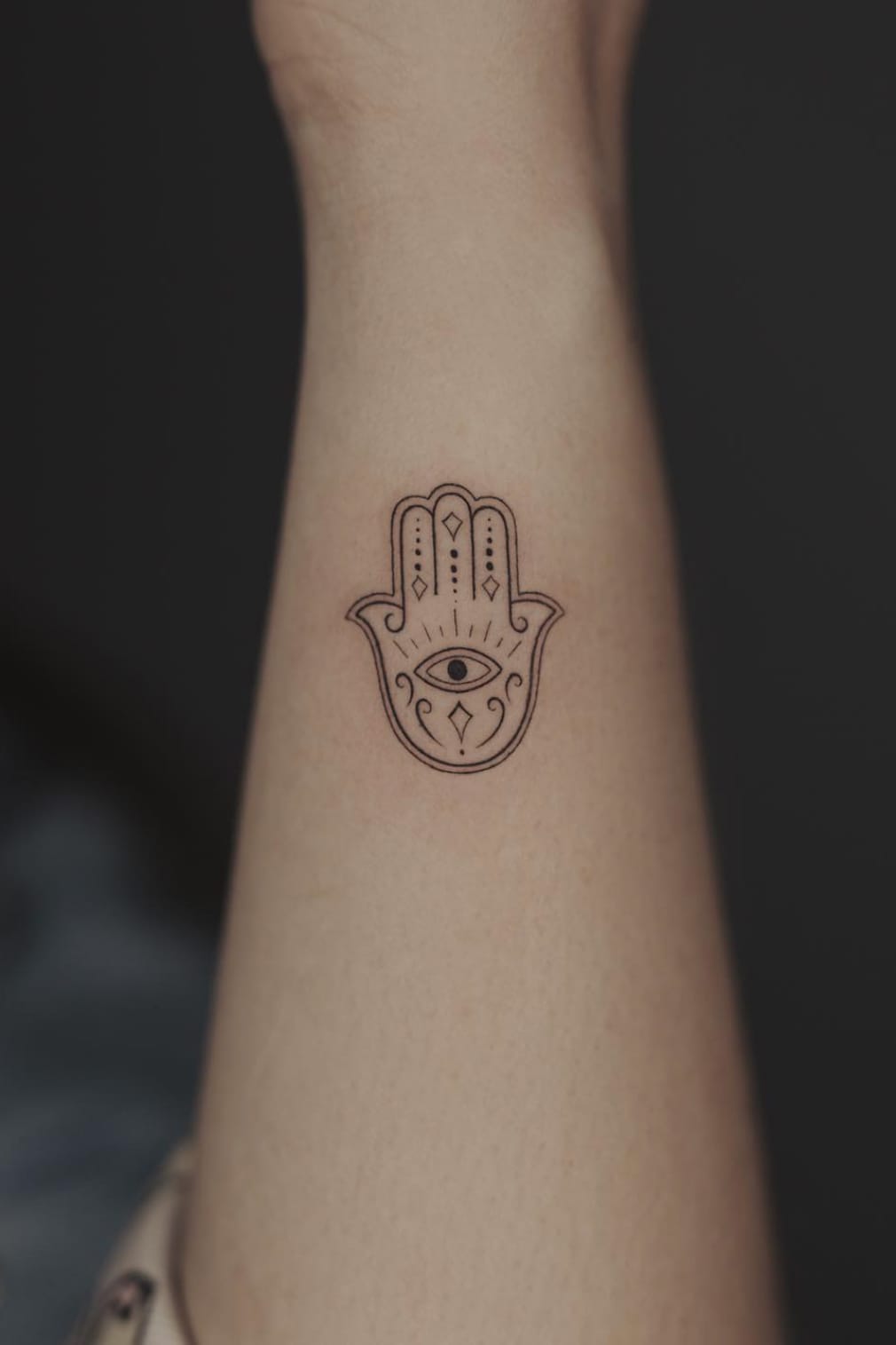 Hamsa Hand Tattoo