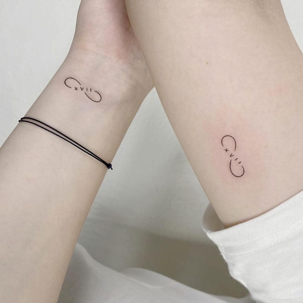 Infinity Symbol Friendship Tattoo