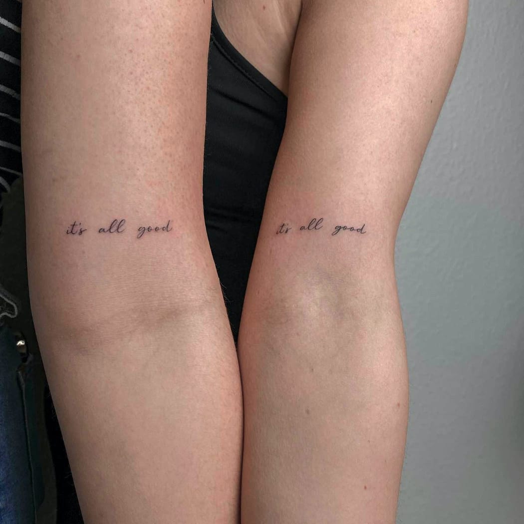 Quote Friendship Tattoo