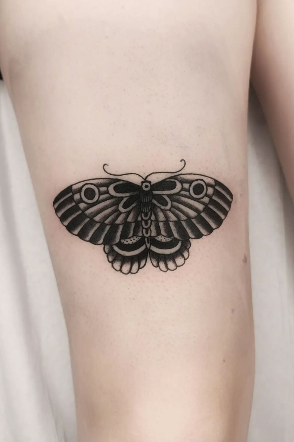 Black Moth Tattoo