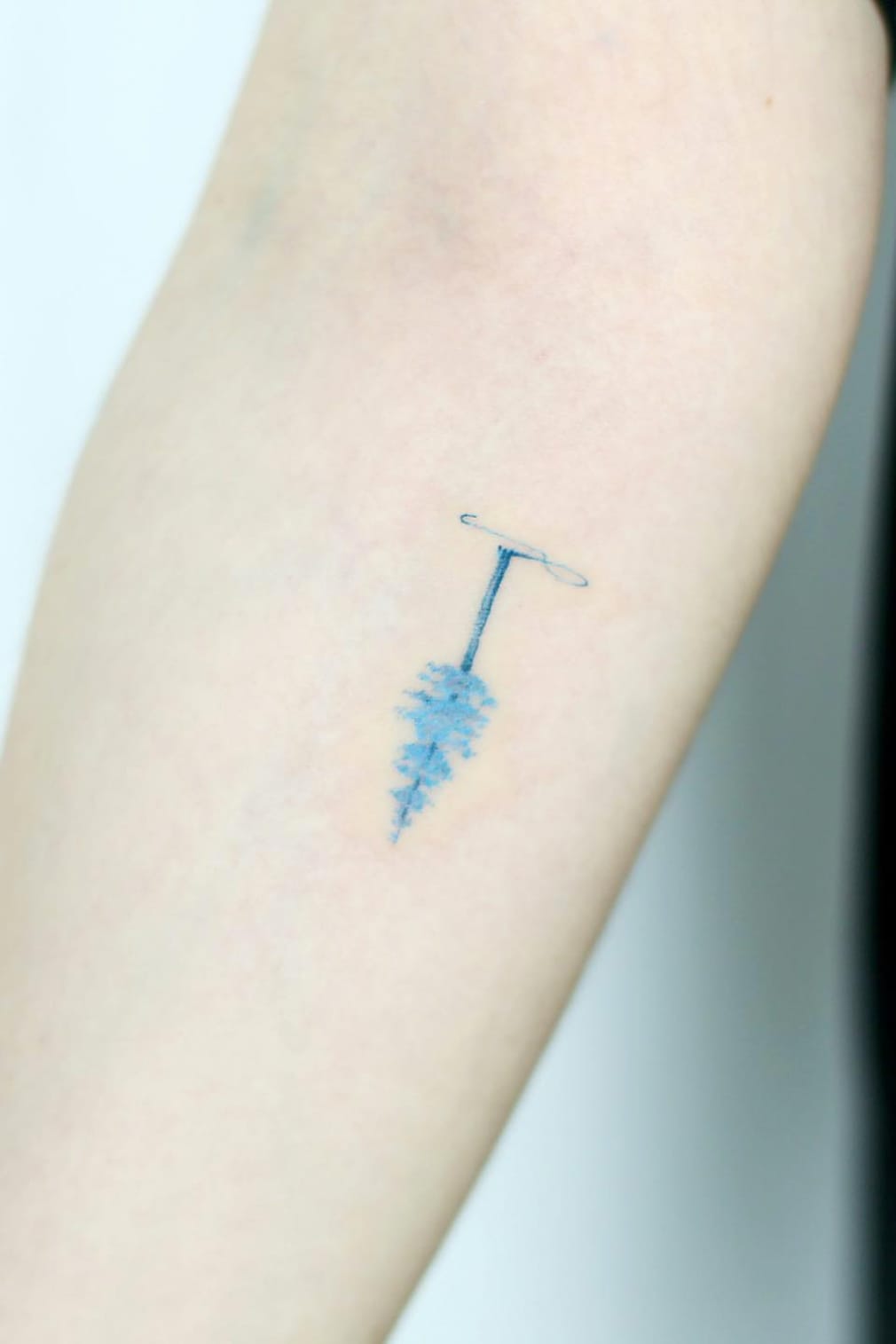 Blue Tree Tattoo