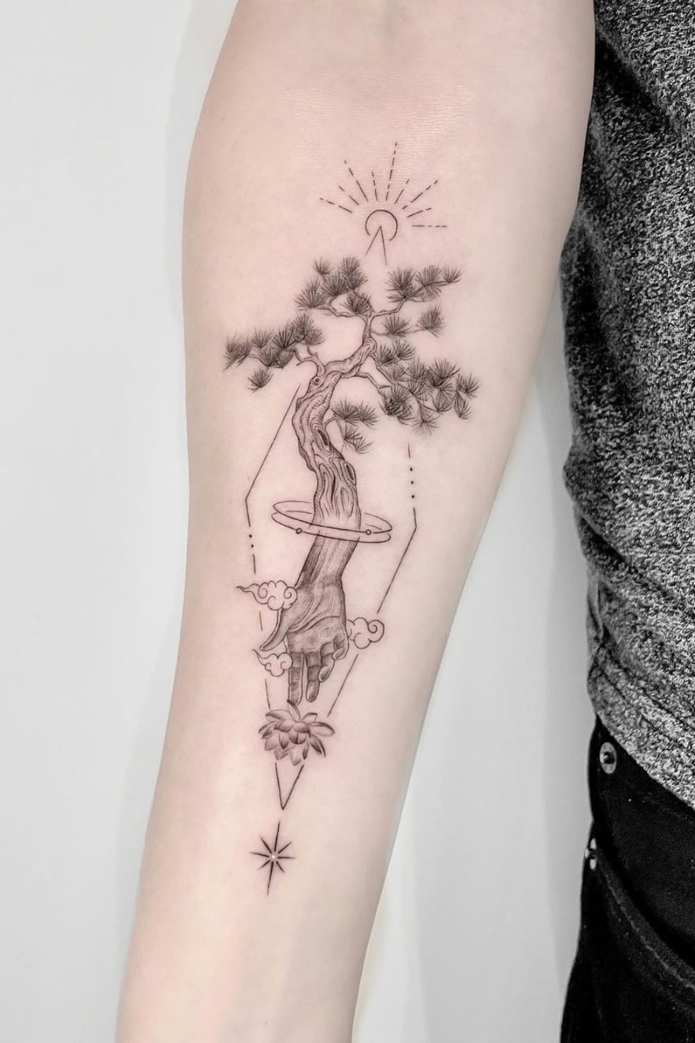 Custom Tree Tattoo