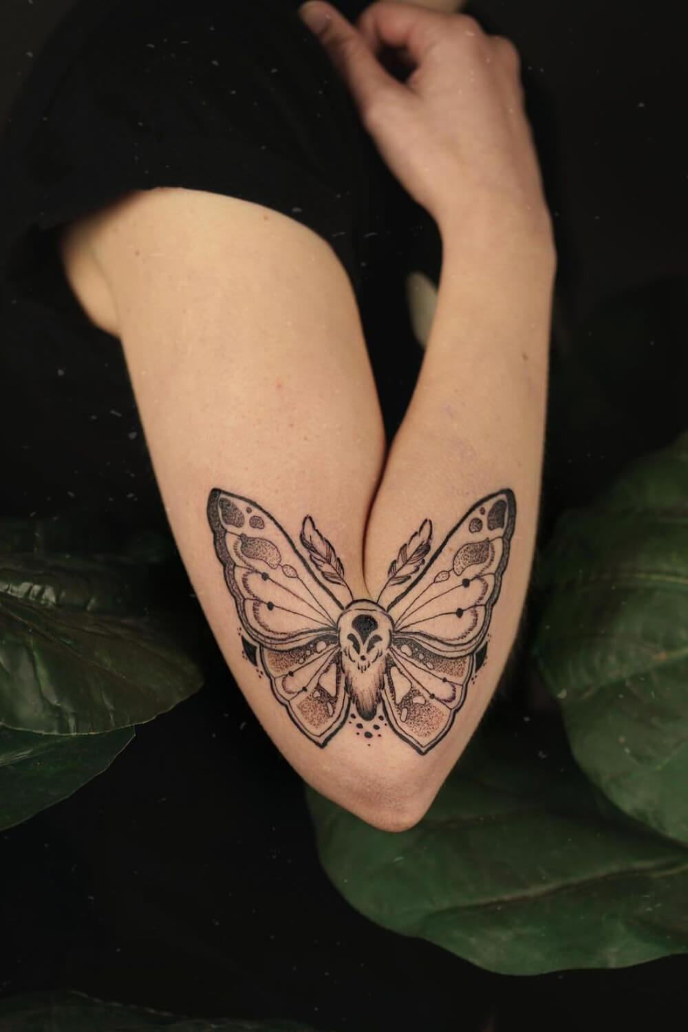 Moth Arm Tattoo