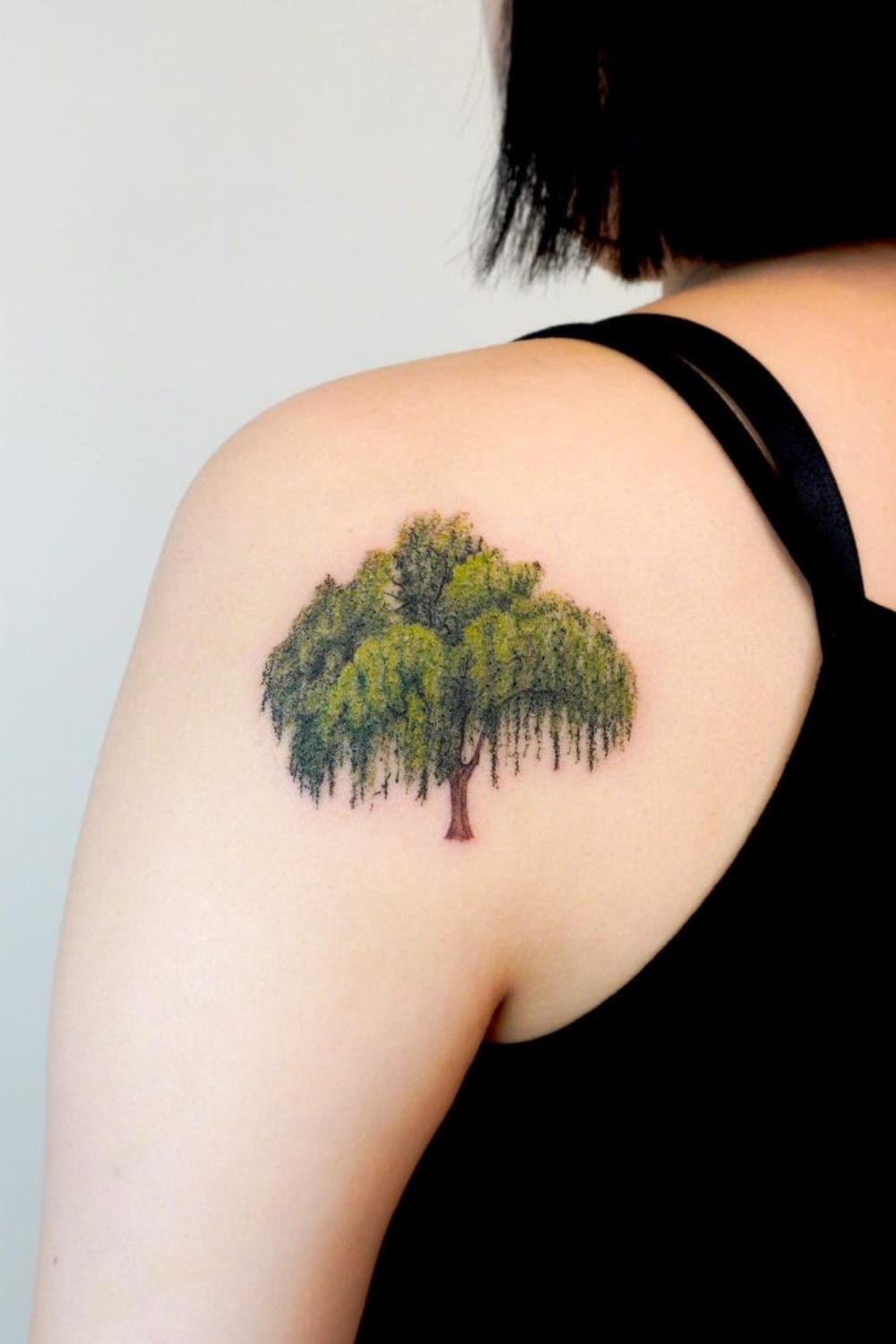 Weeping Willow Tattoo